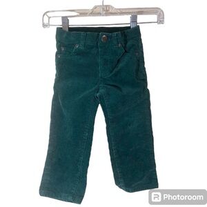 Janie & Jack | Corduroy Pants Hunter Green 2T